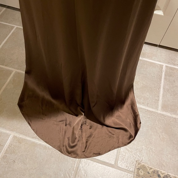 Vintage Satin Badgley Mischka Satin Gown - Picture 7 of 11